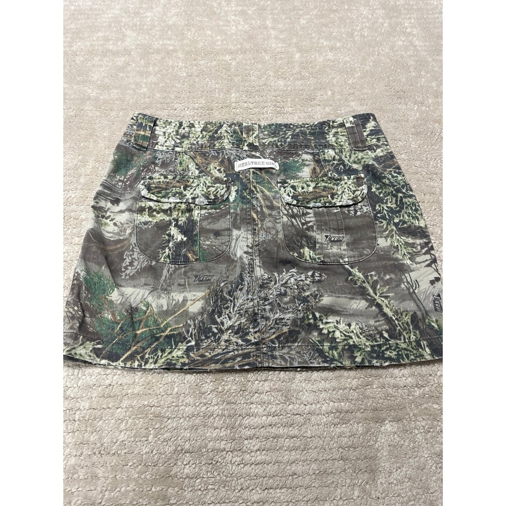 Realtree Girl Camo Mini Skirt, Ladies Max-1 Camouflage Clothes size 29/8 - Picture 2 of 3